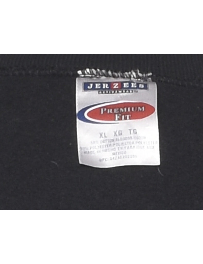 Floral 1990s Sparkly Sweatshirt - XL