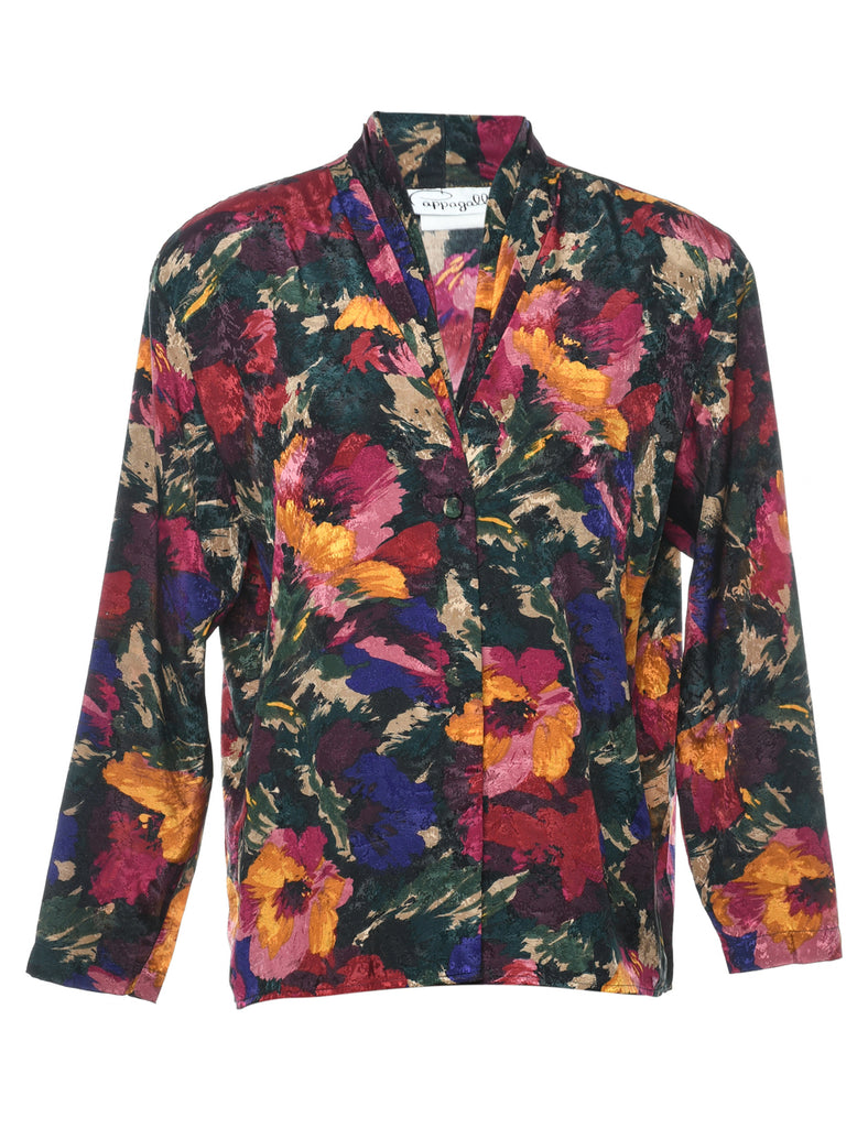 Floral Blouse - L