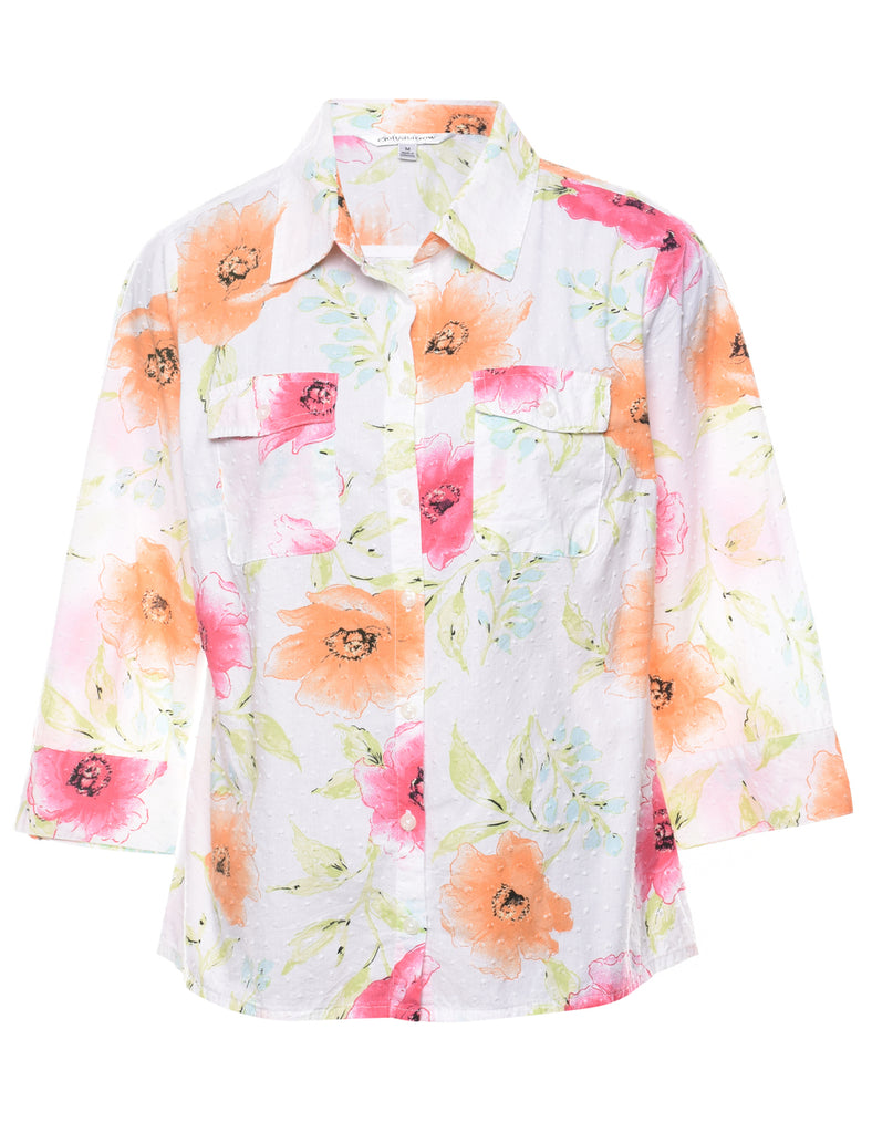Floral Blouse - M