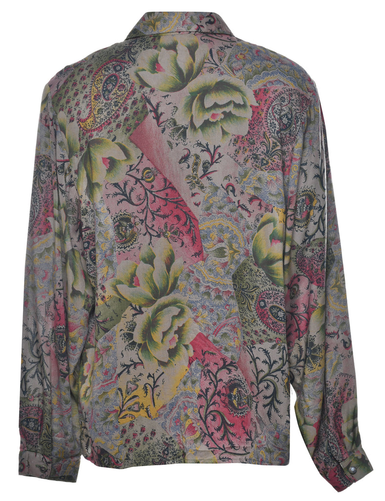 Floral Blouse - L