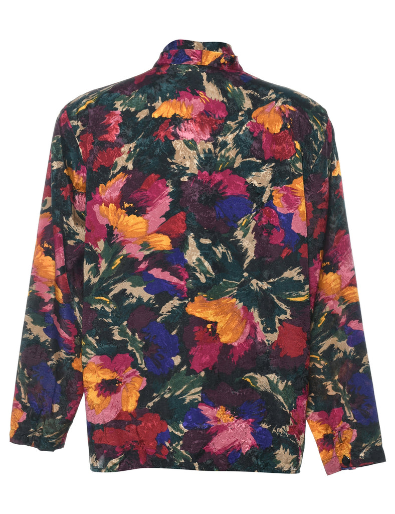 Floral Blouse - L