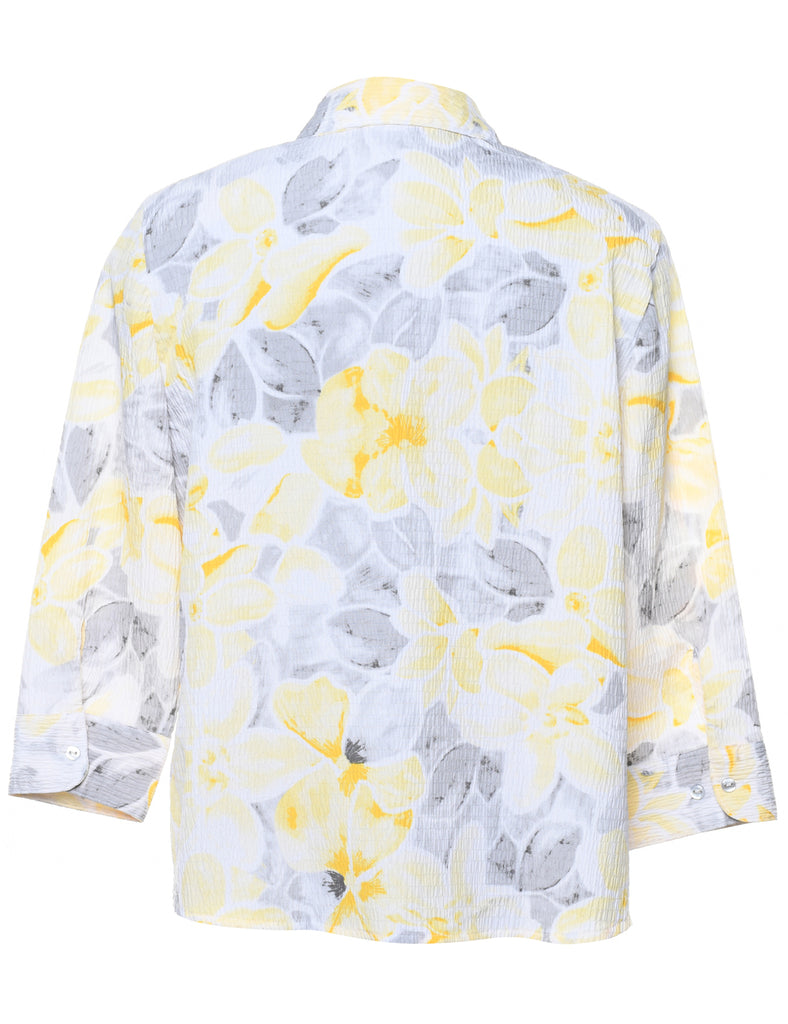 Floral Blouse - L