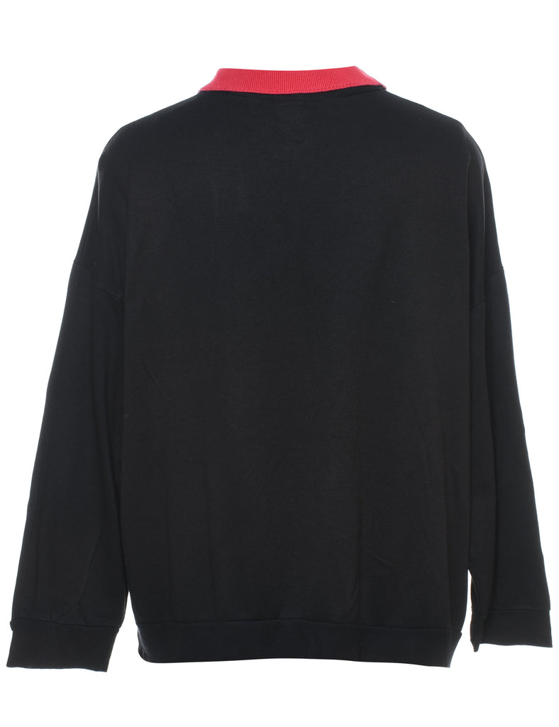 Floral Christmas Sweatshirt - L