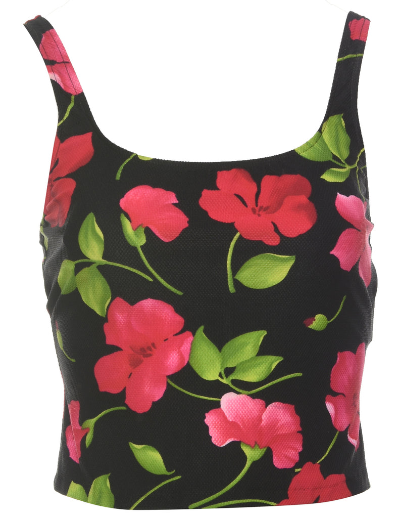 Floral Cropped Top - XS