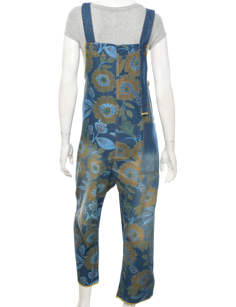 Floral Dungarees - W42 L22