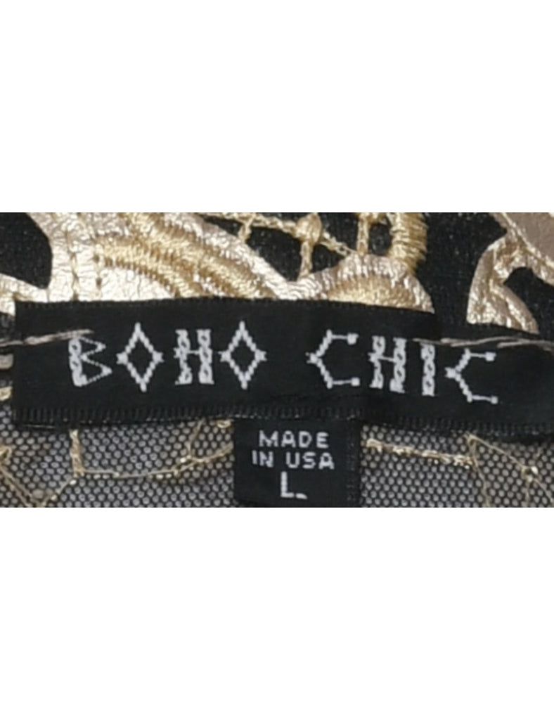 Floral Evening Shirt - L