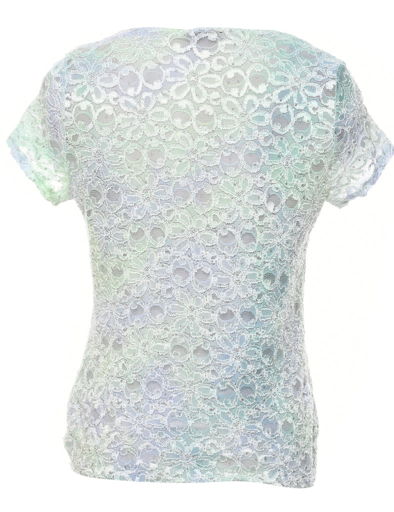 Floral Evening Top - M