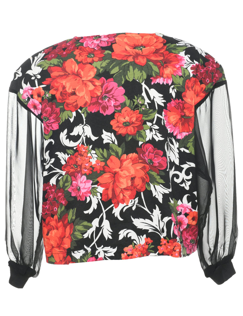 Floral Jacket - M