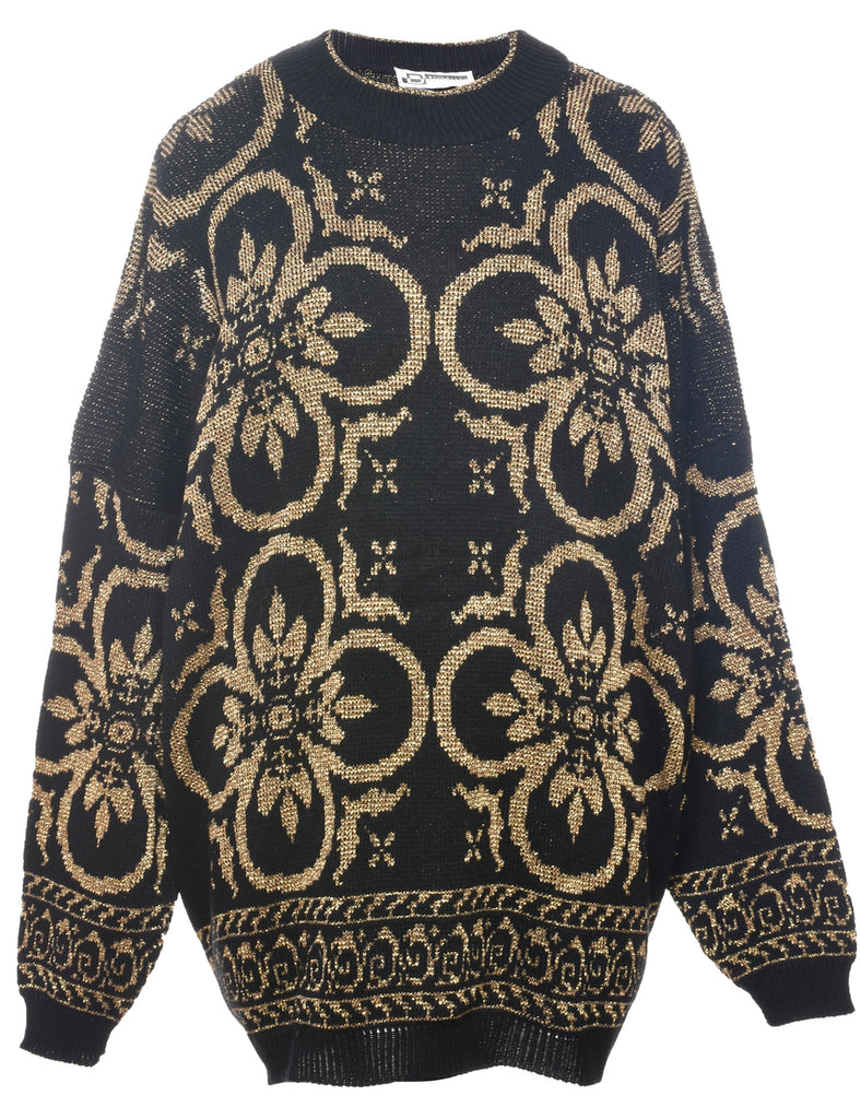 Floral Knit Jumper - XL