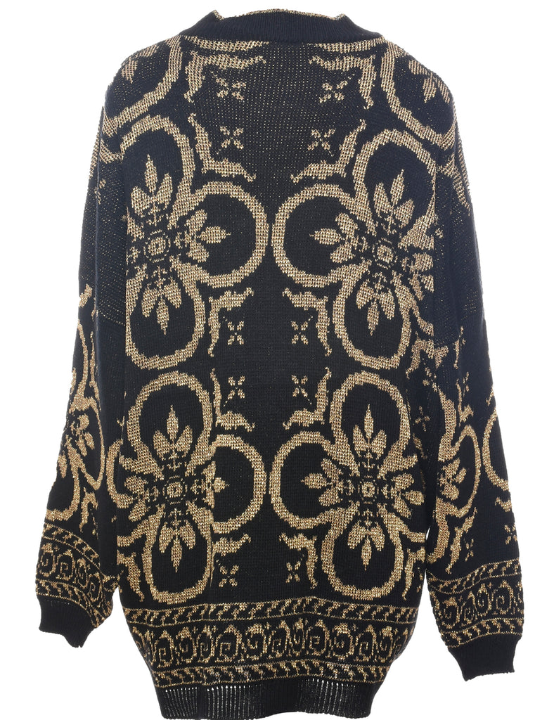 Floral Knit Jumper - XL