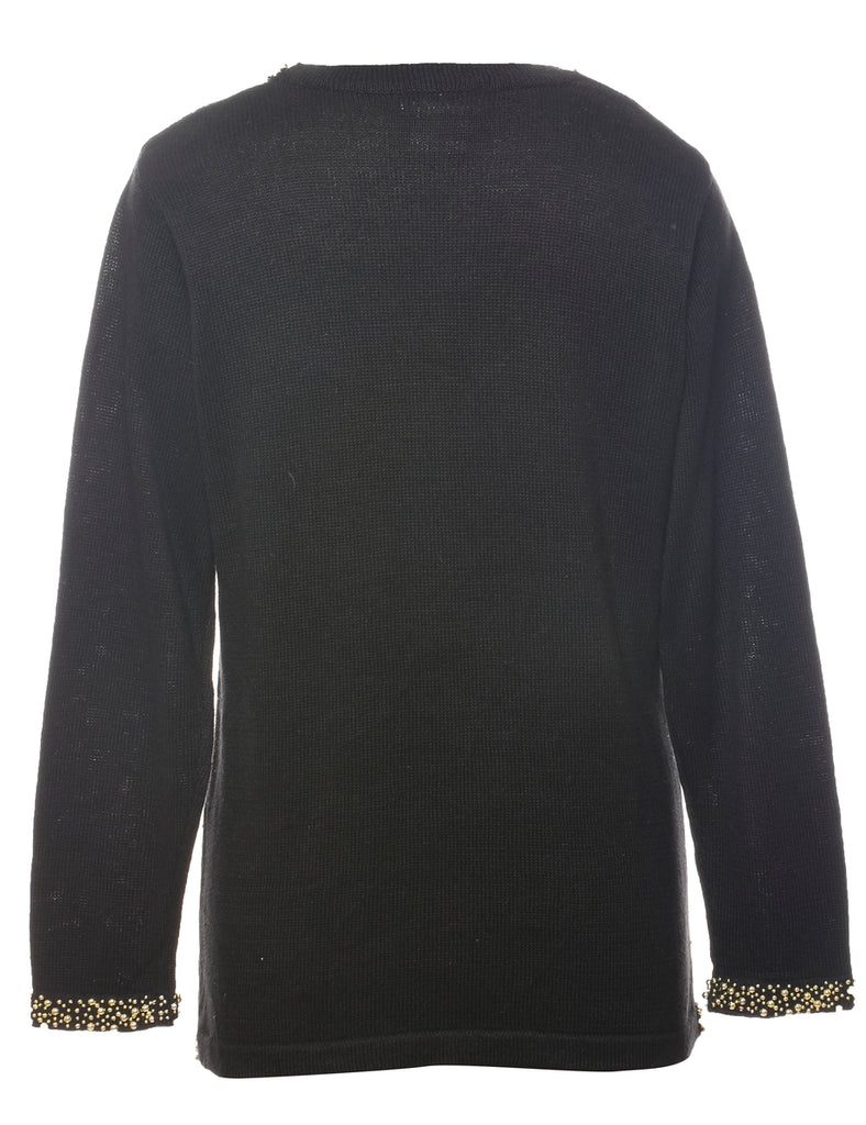 Floral Knit Jumper - S