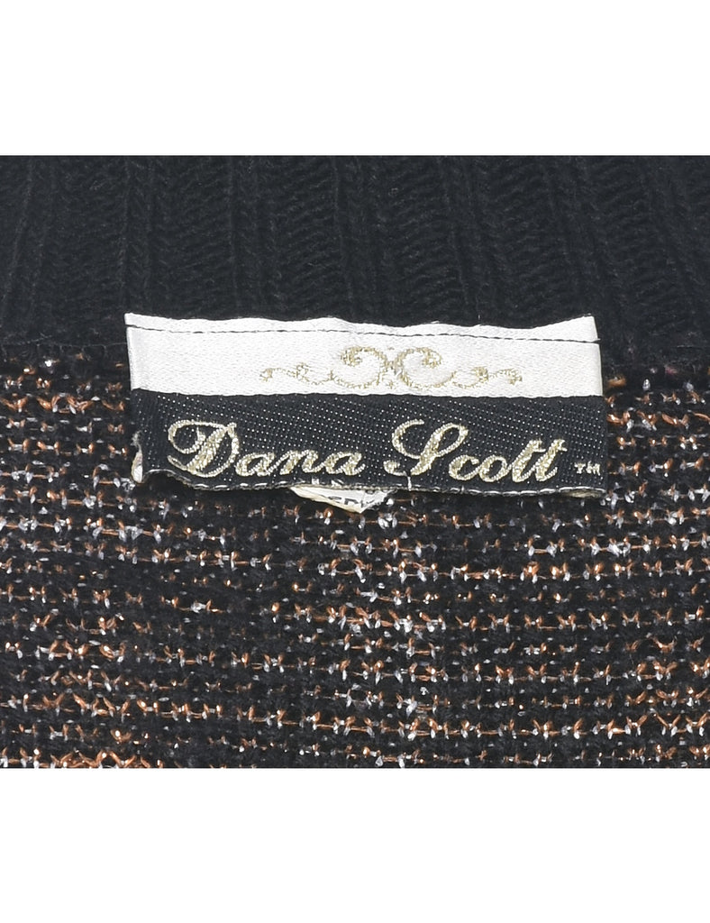 Floral Knit Jumper - M