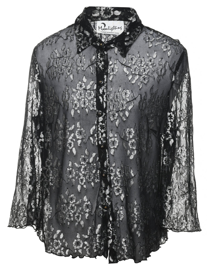 Floral Lace Blouse - XL