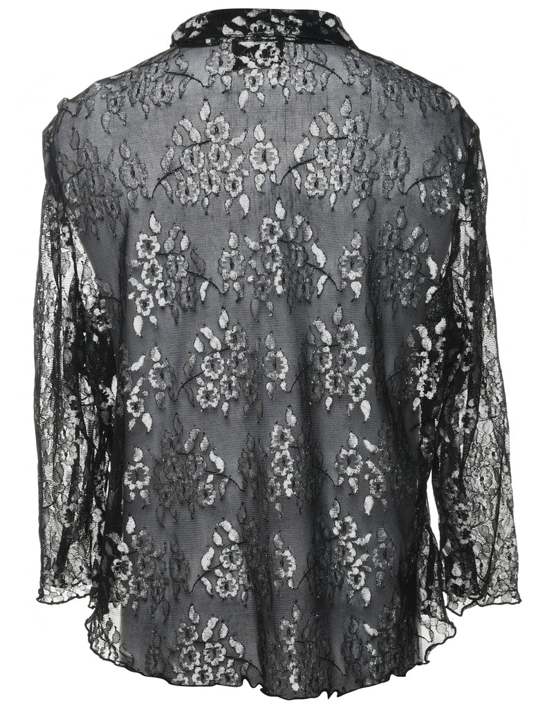 Floral Lace Blouse - XL