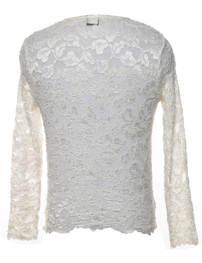 Floral Lace Blouse - S