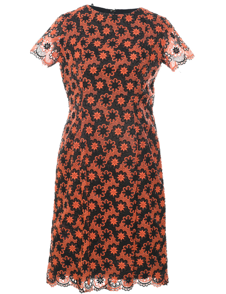 Floral Lace Dress - M