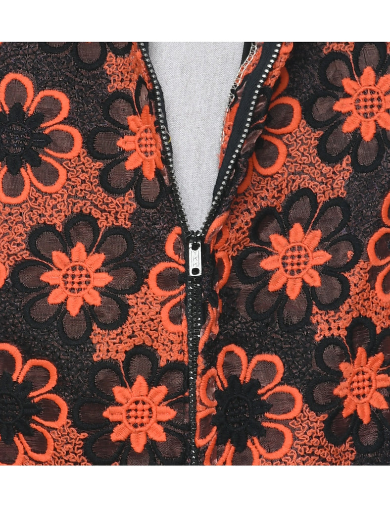 Floral Lace Dress - M