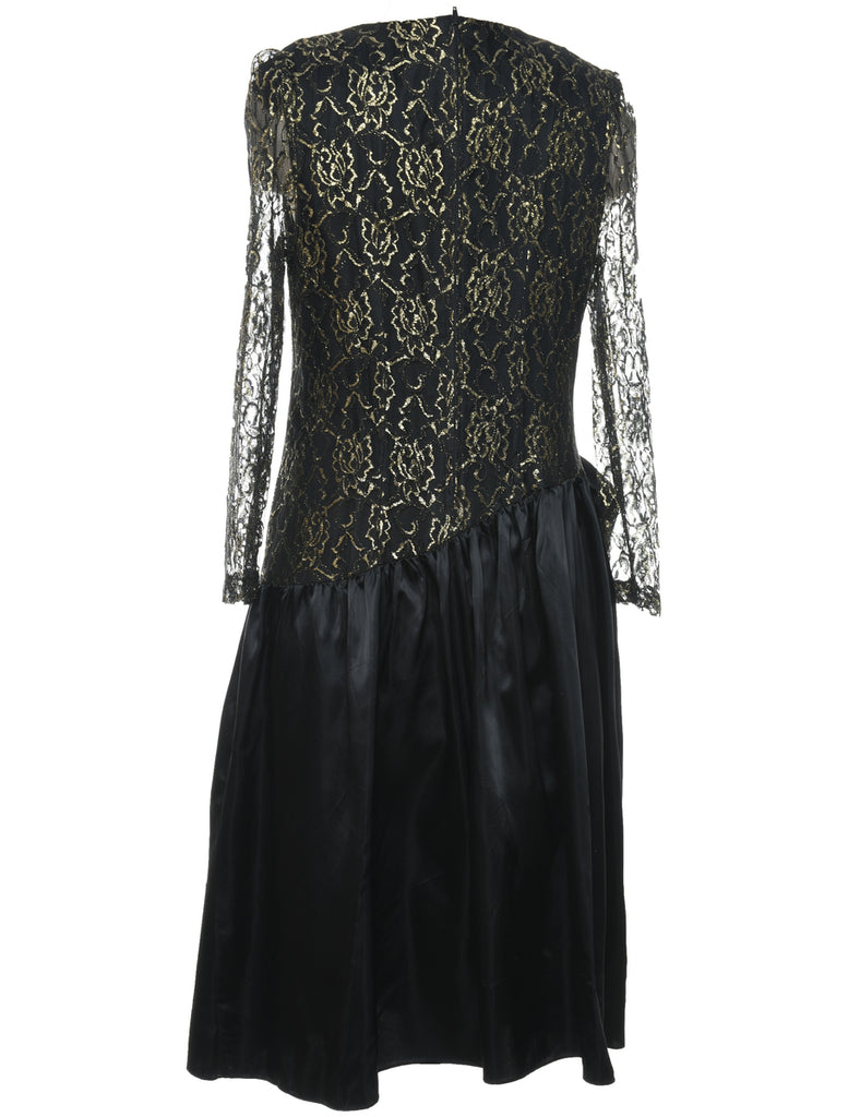 Floral Lace Evening Dress - XL