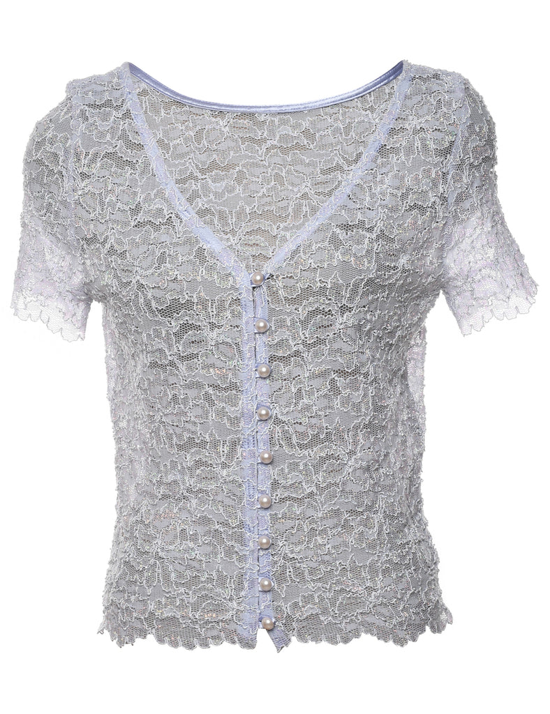 Floral Lace Top - S