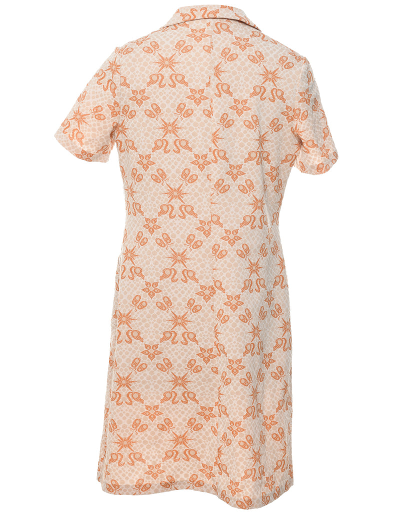 Floral Pattern Dress - M