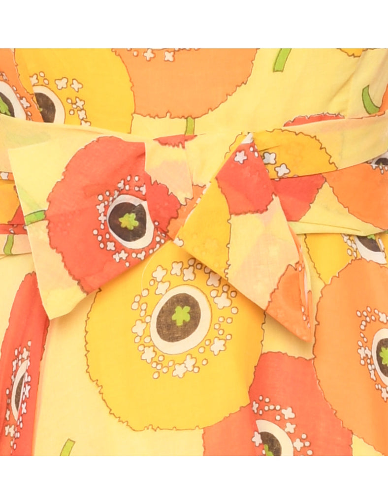 Floral Pattern Dress - S