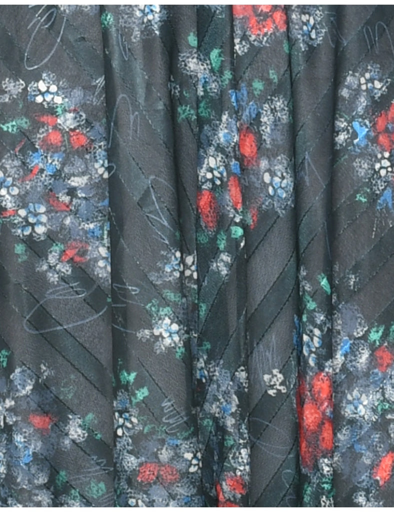 Floral Pattern Dress - XS