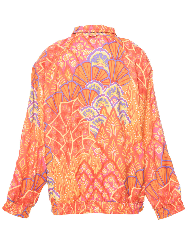 Floral Pattern Jacket - L