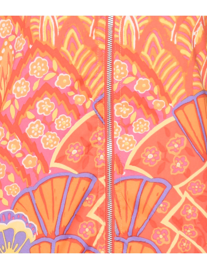 Floral Pattern Jacket - L