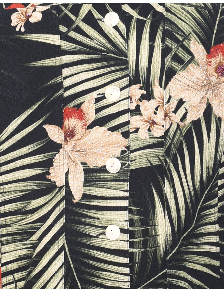 Floral Pattern Jacket - L