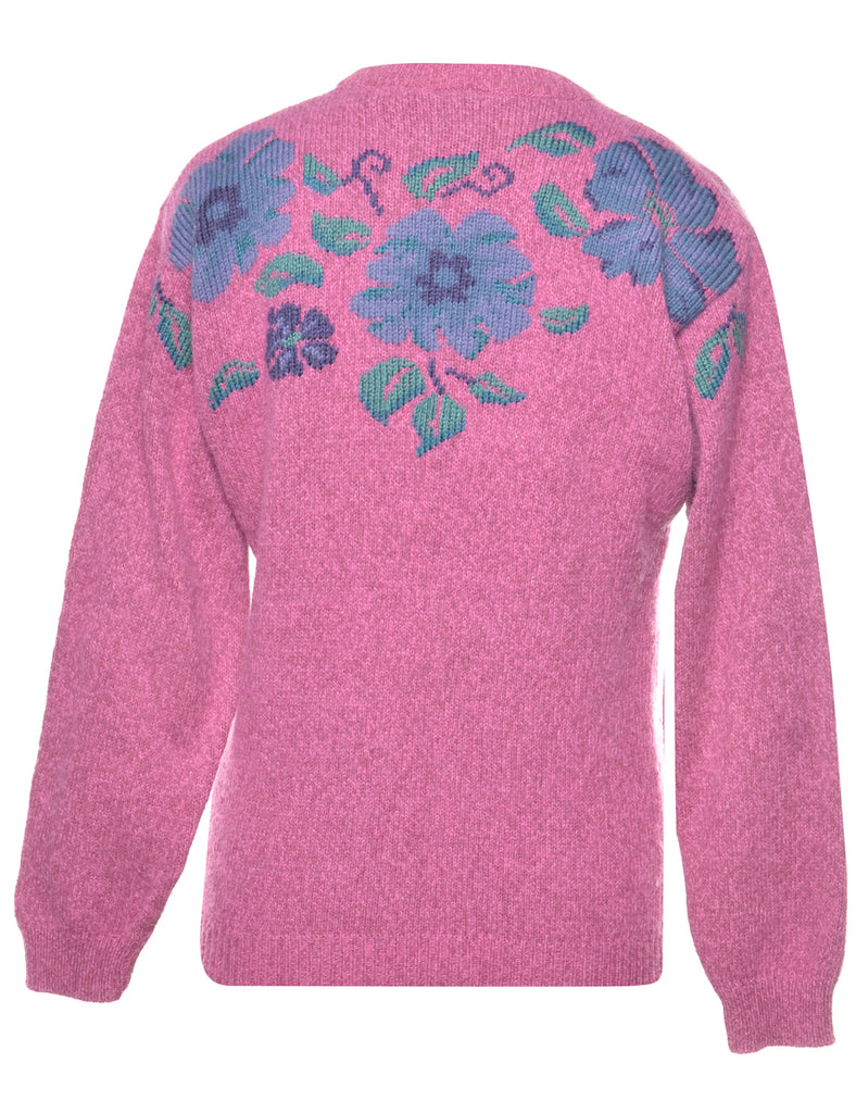 Floral Pattern Jumper - S