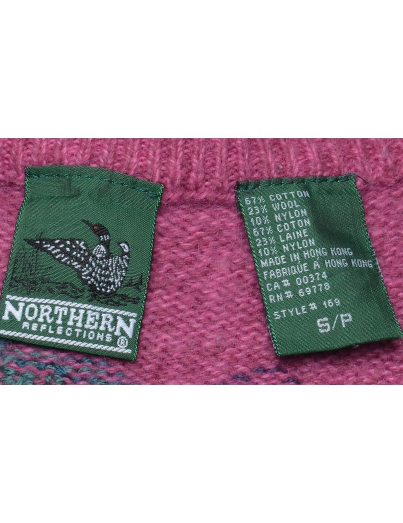 Floral Pattern Jumper - S