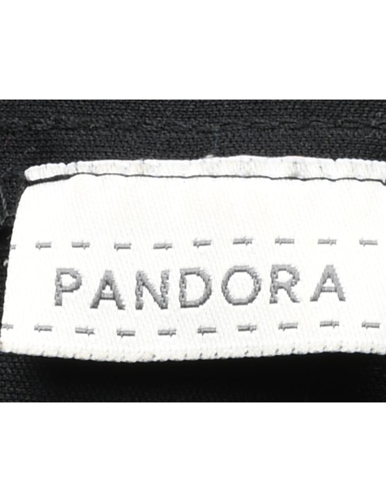 Floral Pattern Midi Skirt - M