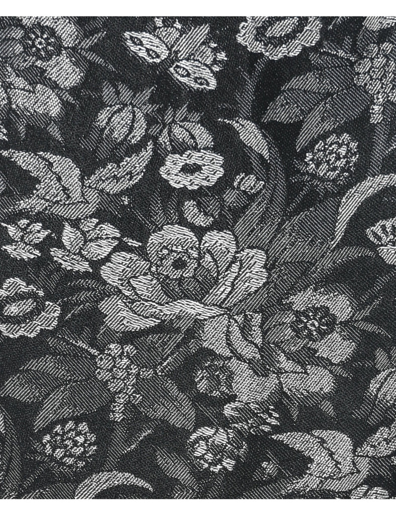 Floral Pattern Pencil Skirt - XS