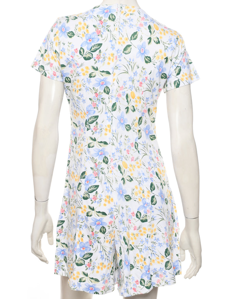 Floral Pattern Playsuit - M