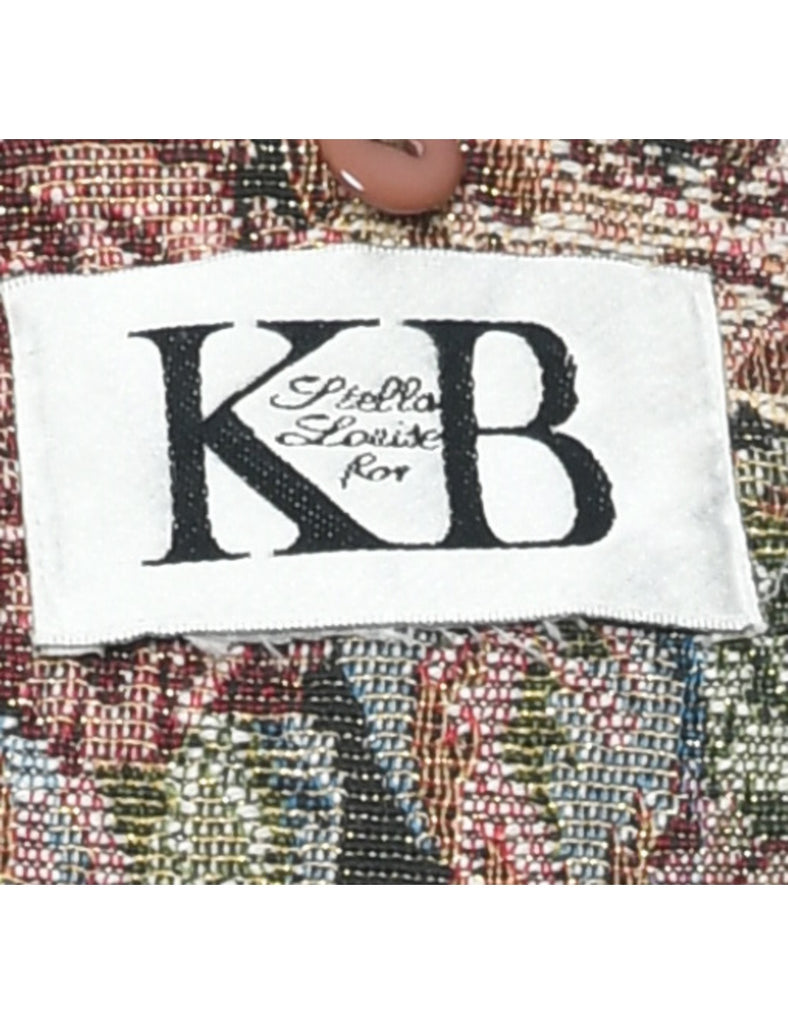 Floral Pattern Tapestry Jacket - M