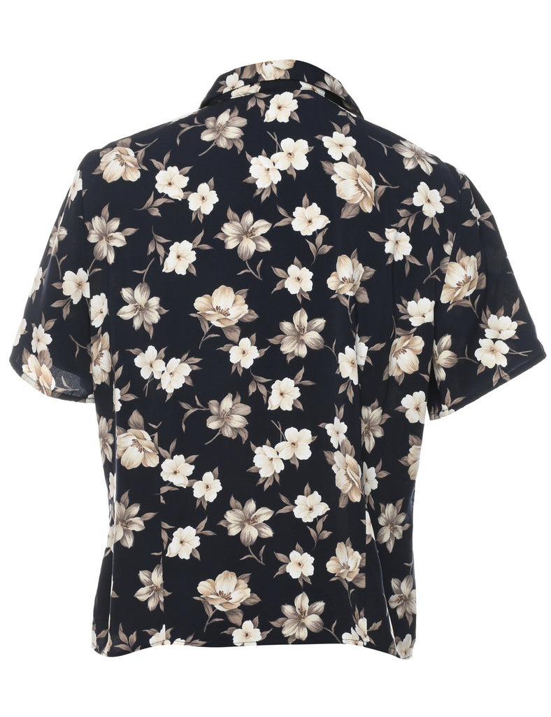 Floral Print Blouse - XL