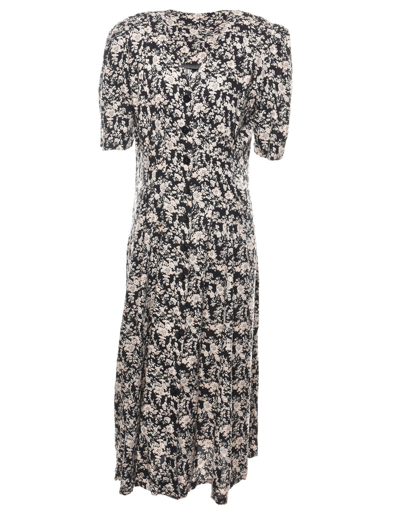 Floral Print Dress - M
