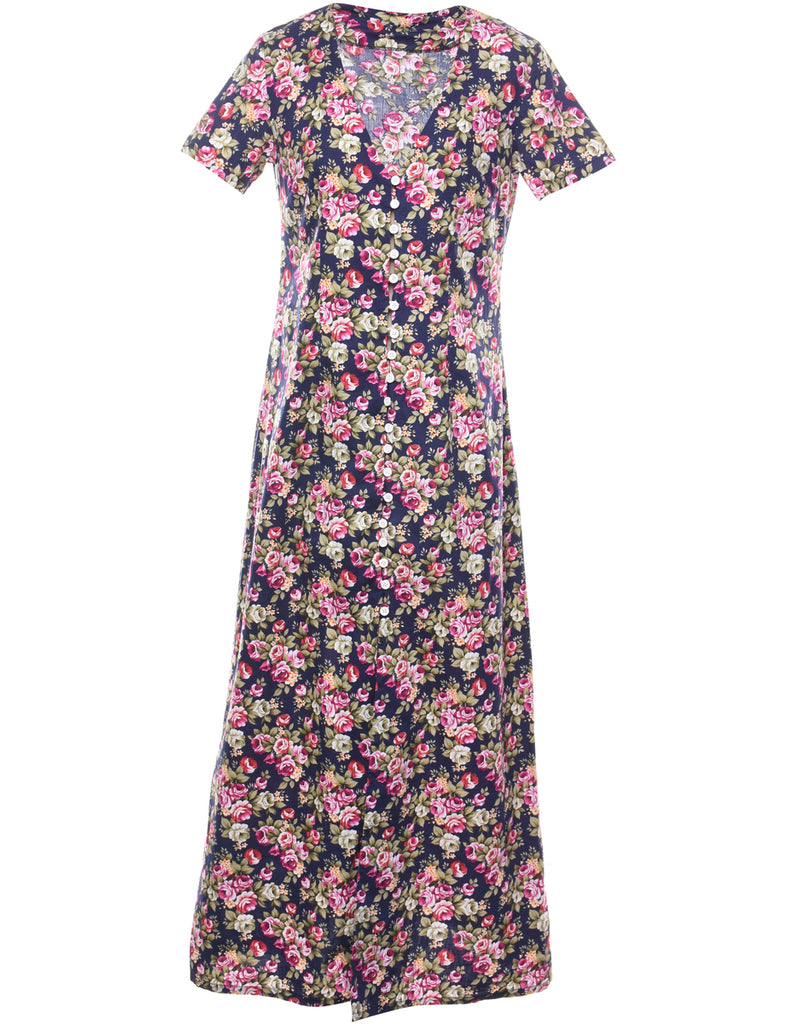 Floral Print Dress - M