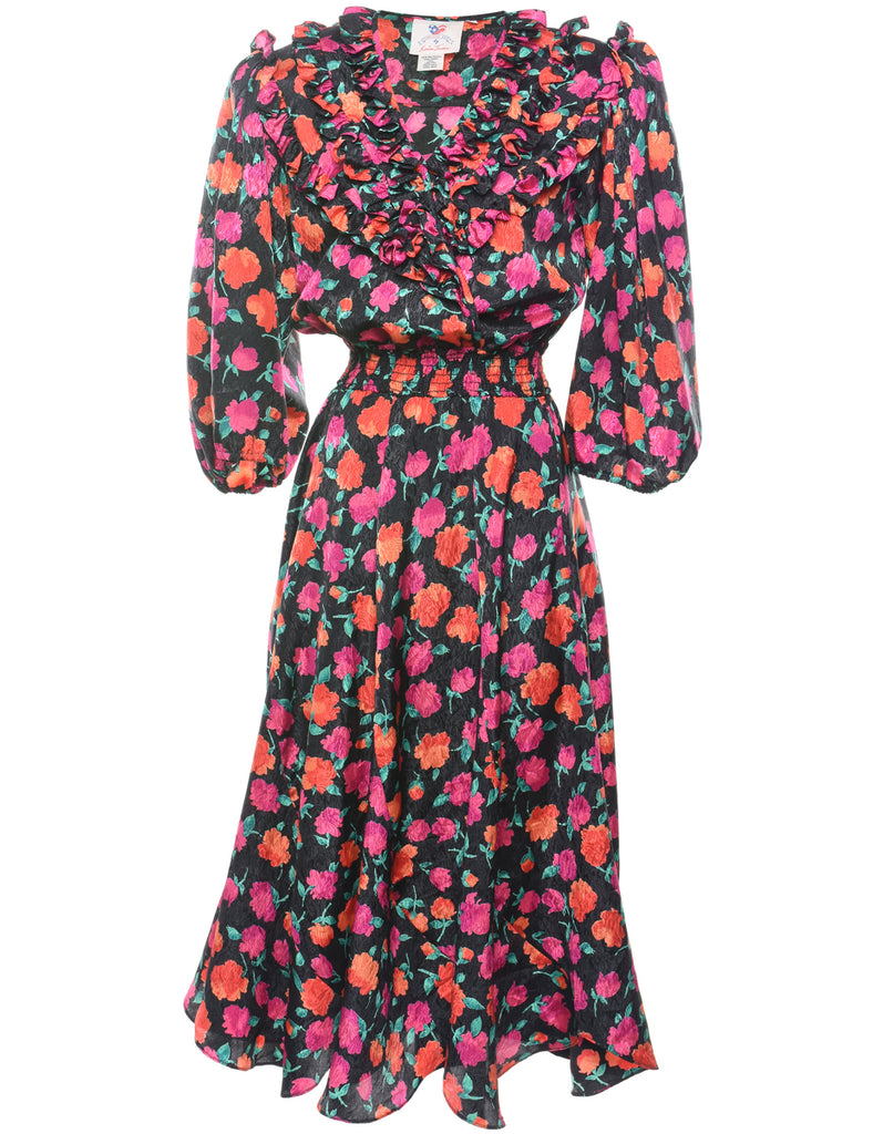 Floral Print Dress - M