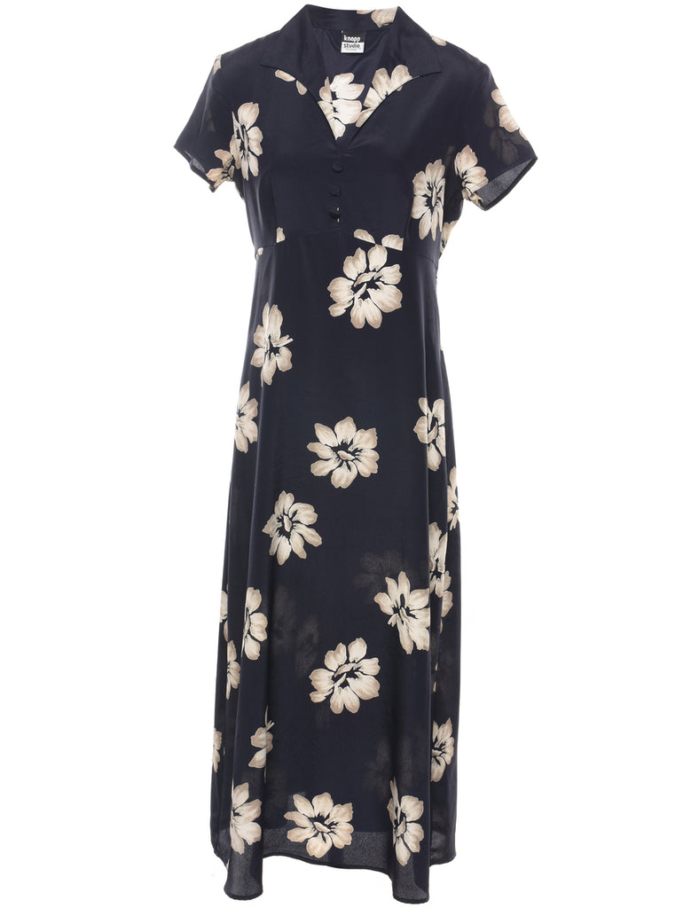 Floral Print Dress - M