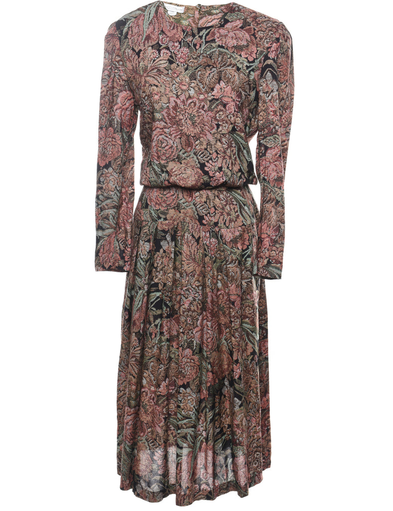 Floral Print Dress - M