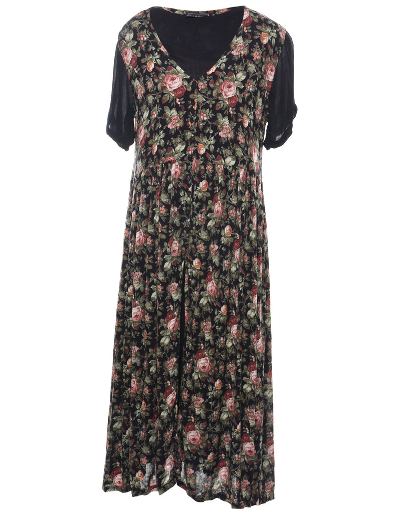 Floral Print Dress - M
