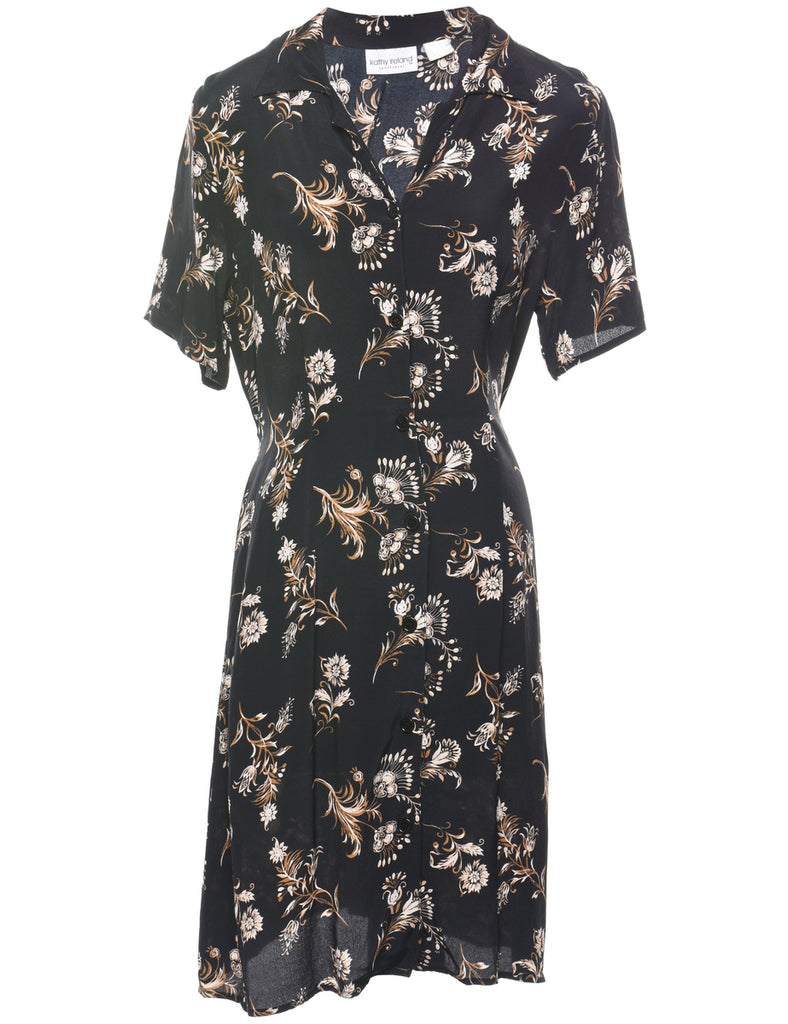 Floral Print Dress - M