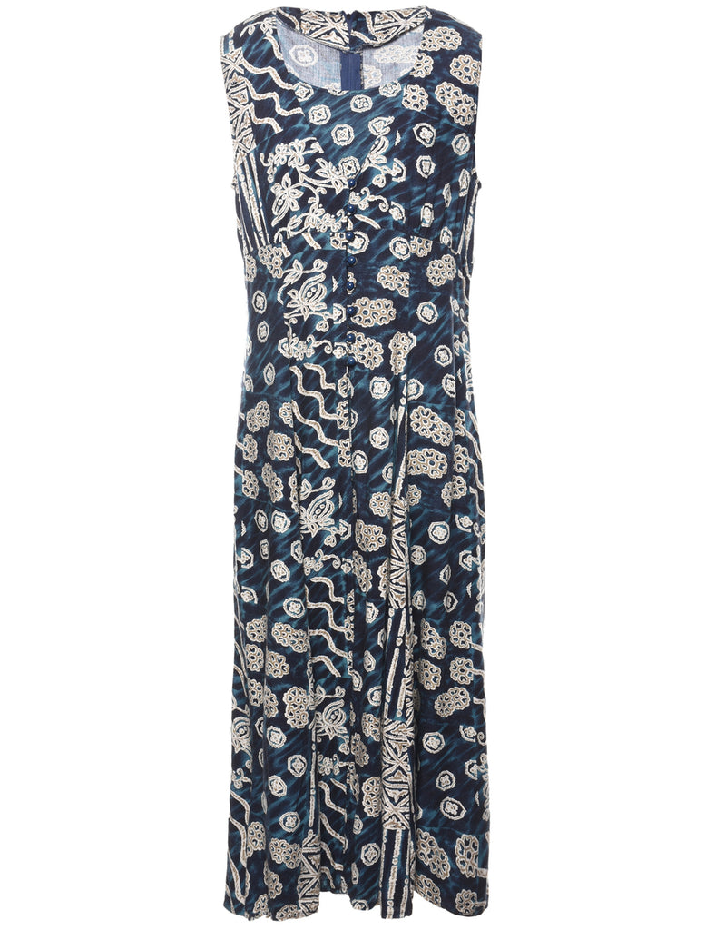 Floral Print Dress - L