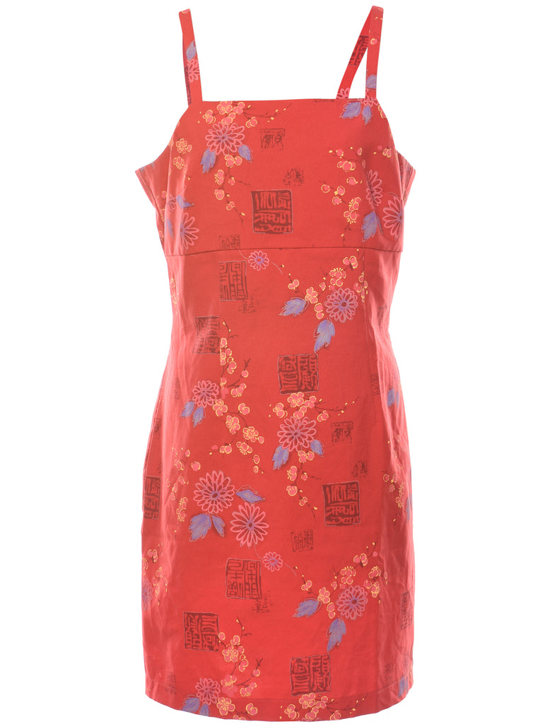 Floral Print Dress - M