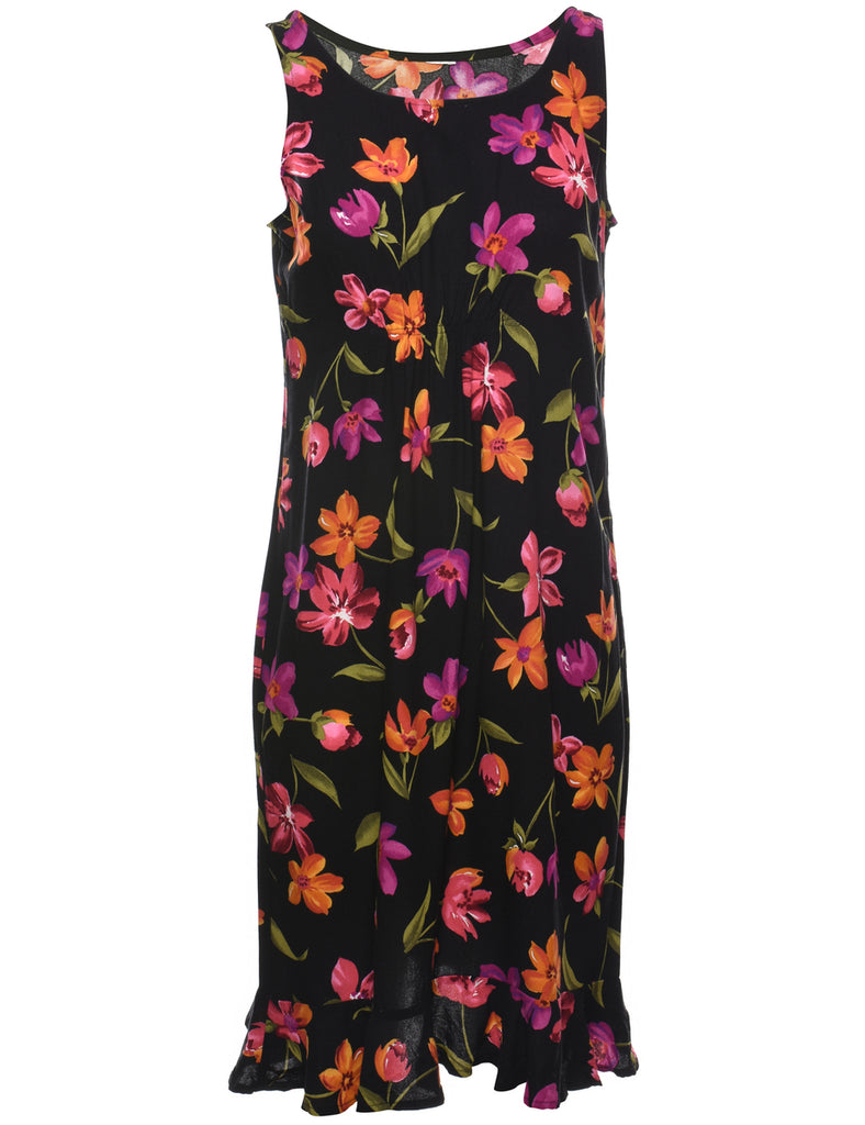 Floral Print Dress - M