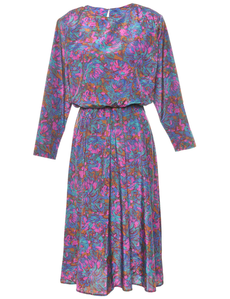 Floral Print Dress - M