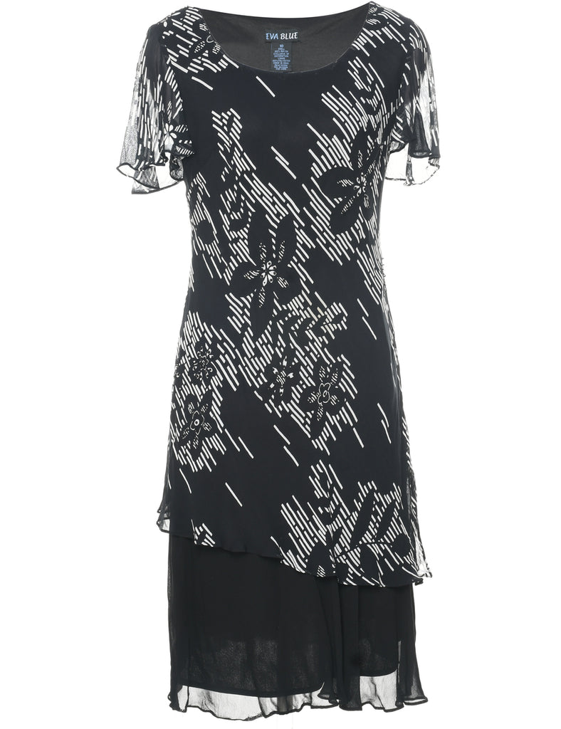 Floral Print Dress - M