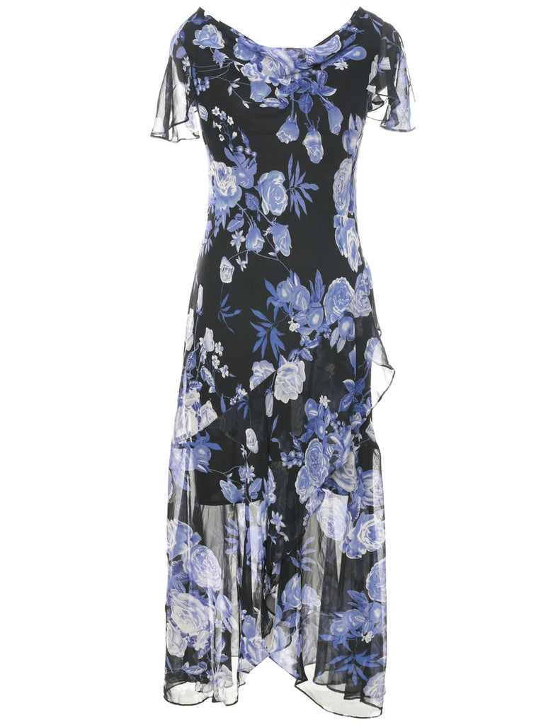 Floral Print Dress - M