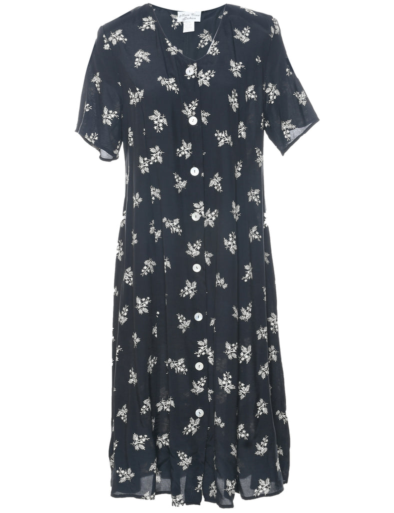 Floral Print Dress - L